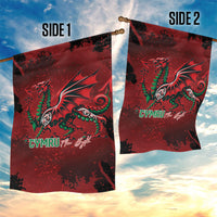 Wales Rugby National Heritage Garden Flag Red Dragon Inspired Edition
