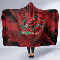 Wales Rugby National Heritage Hooded Blanket Red Dragon Inspired Edition