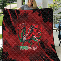 Wales Rugby National Heritage Quilt Red Dragon Inspired Edition