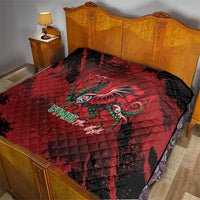 Wales Rugby National Heritage Quilt Red Dragon Inspired Edition