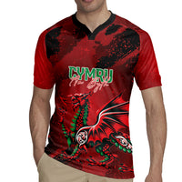 Wales Rugby National Heritage Custom Rugby Jersey Red Dragon Inspired Edition