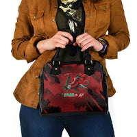 Wales Rugby National Heritage Shoulder Handbag Red Dragon Inspired Edition