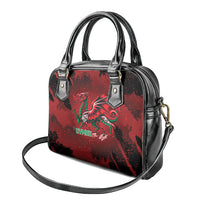 Wales Rugby National Heritage Shoulder Handbag Red Dragon Inspired Edition