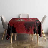 Wales Rugby National Heritage Tablecloth Red Dragon Inspired Edition