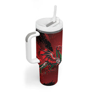 Wales Rugby National Heritage Tumbler With Handle Red Dragon Inspired Edition