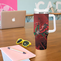 Wales Rugby National Heritage Tumbler With Handle Red Dragon Inspired Edition