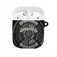 Italy Rugby Concept Custom AirPods Case Black and White Mandala Inspired