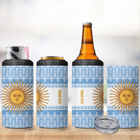 Argentina Rugby National Heritage Custom 4 in 1 Can Cooler Tumbler Gaucho Inspired