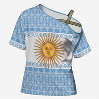 Argentina Rugby National Heritage Custom Cross Shoulder Shirt Gaucho Inspired
