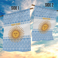 Argentina Rugby National Heritage Custom Garden Flag Gaucho Inspired