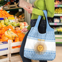 Argentina Rugby National Heritage Custom Grocery Bag Gaucho Inspired