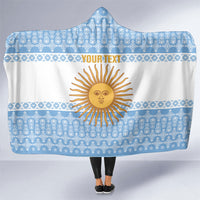 Argentina Rugby National Heritage Custom Hooded Blanket Gaucho Inspired