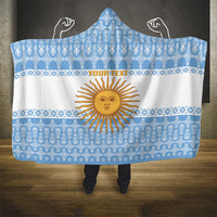 Argentina Rugby National Heritage Custom Hooded Blanket Gaucho Inspired