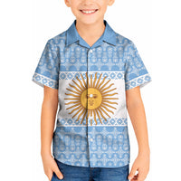 Argentina Rugby National Heritage Custom Kid Hawaiian Shirt Gaucho Inspired