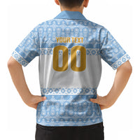 Argentina Rugby National Heritage Custom Kid Hawaiian Shirt Gaucho Inspired