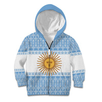 Argentina Rugby National Heritage Custom Kid Hoodie Gaucho Inspired
