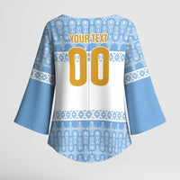 Argentina Rugby National Heritage Custom Kimono Sleeve Blouse Gaucho Inspired