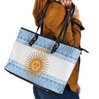 Argentina Rugby National Heritage Custom Leather Tote Bag Gaucho Inspired
