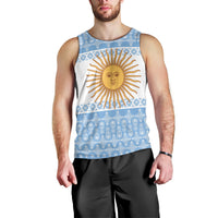 Argentina Rugby National Heritage Custom Men Tank Top Gaucho Inspired