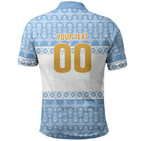 Argentina Rugby National Heritage Custom Polo Shirt Gaucho Inspired