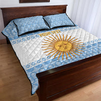 Argentina Rugby National Heritage Custom Quilt Bed Set Gaucho Inspired