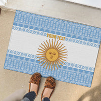 Argentina Rugby National Heritage Custom Rubber Doormat Gaucho Inspired