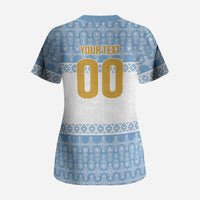 Argentina Rugby National Heritage Custom Scrub Top Gaucho Inspired