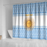 Argentina Rugby National Heritage Custom Shower Curtain Gaucho Inspired