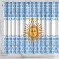 Argentina Rugby National Heritage Custom Shower Curtain Gaucho Inspired
