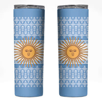 Argentina Rugby National Heritage Custom Skinny Tumbler Gaucho Inspired