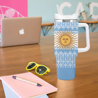 Argentina Rugby National Heritage Custom Tumbler With Handle Gaucho Inspired