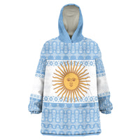 Argentina Rugby National Heritage Custom Wearable Blanket Hoodie Gaucho Inspired