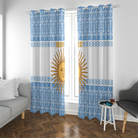 Argentina Rugby National Heritage Custom Window Curtain Gaucho Inspired