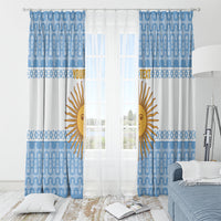 Argentina Rugby National Heritage Custom Window Curtain Gaucho Inspired