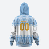 Argentina Rugby National Heritage Custom Zip Hoodie Gaucho Inspired