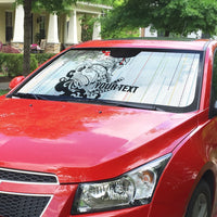 Japan Rugby National Heritage Custom Auto Sun Shade Traditional Sashiko Inspired