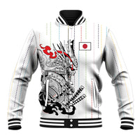 Japan Rugby National Heritage Custom Baseball Jacket Traditional Sashiko Inspired