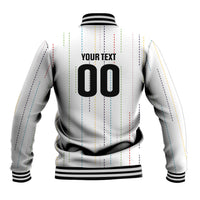 Japan Rugby National Heritage Custom Baseball Jacket Traditional Sashiko Inspired