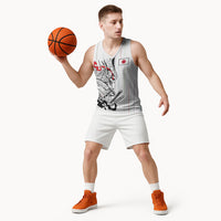 Japan Rugby National Heritage Custom Basketball Jersey Traditional Sashiko Inspired