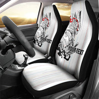 Japan Rugby National Heritage Custom Car Seat Cover Traditional Sashiko Inspired