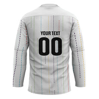 Japan Rugby National Heritage Custom Hockey Jersey Traditional Sashiko Inspired