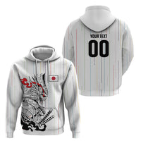 Japan Rugby National Heritage Custom Hoodie Traditional Sashiko Inspired