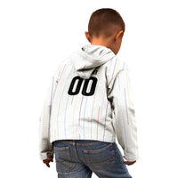 Japan Rugby National Heritage Custom Kid Hoodie Traditional Sashiko Inspired