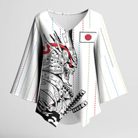 Japan Rugby National Heritage Custom Kimono Sleeve Blouse Traditional Sashiko Inspired