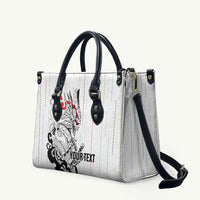 Japan Rugby National Heritage Custom Leather Bag Traditional Sashiko Inspired