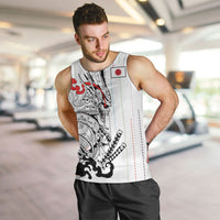 Japan Rugby National Heritage Custom Men Tank Top Traditional Sashiko Inspired