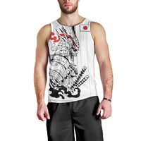 Japan Rugby National Heritage Custom Men Tank Top Traditional Sashiko Inspired