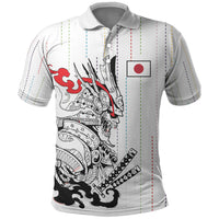 Japan Rugby National Heritage Custom Polo Shirt Traditional Sashiko Inspired