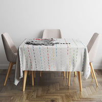 Japan Rugby National Heritage Custom Tablecloth Traditional Sashiko Inspired