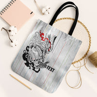 Japan Rugby National Heritage Custom Tote Bag Traditional Sashiko Inspired